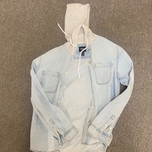 Jean hoodie jacket
